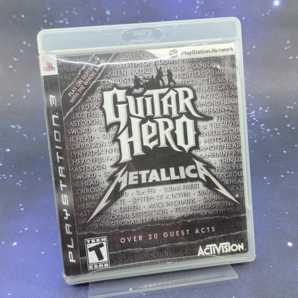 Guitar Hero Metallica Sony PlayStation 3 PS3 Game BLUS-30257 Tested